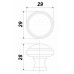 Ручка кнопка BOYARD UNICA RC400BAZ.4 Чернёный старинный цинк Ручка кнопка BOYARD UNICA RC400BAZ.4 Чернёный старинный цинк