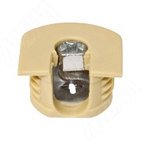 Стяжка эксцентриковая D20 (2 части), бежевая