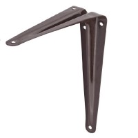 Кронштейн BOYARD KS02/300x250/Br (1 ребро жесткости, 300*250 мм, цвет Коричневый)