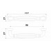 Ручка скоба BOYARD TIFFANY RS121BAZ.4/96/W белый, чернёный старинный цинк Ручка скоба BOYARD TIFFANY RS121BAZ.4/96/W белый, чернёный старинный цинк