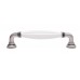 Ручка скоба BOYARD TIFFANY RS121BAZ.4/96/W белый, чернёный старинный цинк Ручка скоба BOYARD TIFFANY RS121BAZ.4/96/W белый, чернёный старинный цинк