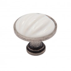 Ручка кнопка BOYARD TIFFANY RC121BAZ.4/W Чернёный старинный цинк Ручка кнопка BOYARD TIFFANY RC121BAZ.4/W Чернёный старинный цинк