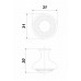 Ручка кнопка BOYARD   MAGICA RC118BAZ.4 Чернёный старинный цинк