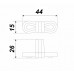 Ручка кнопка BOYARD OLIVIA RC454MAB.4 Матовая старинная латунь Ручка кнопка BOYARD OLIVIA RC454MAB.4 Матовая старинная латунь